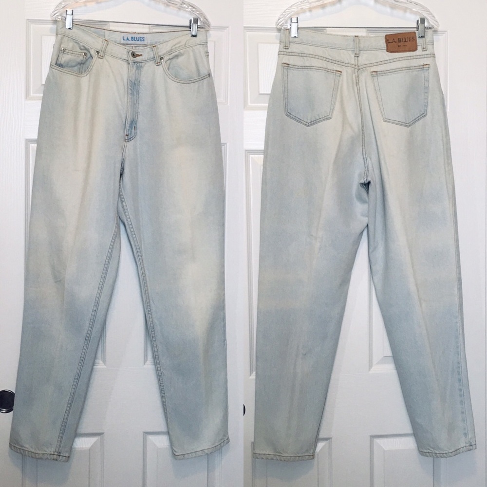 90s Relaxed Fit Jeans LA Blues - Size 14